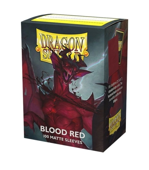 Dragon Shield - Blood Red 100 Standard Matte