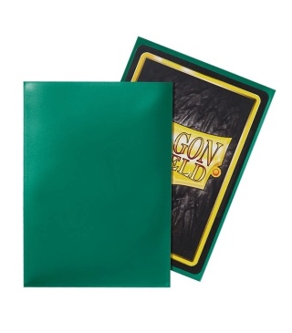 Koszulki na karty Dragon Shield - Green 100 Standard Classic