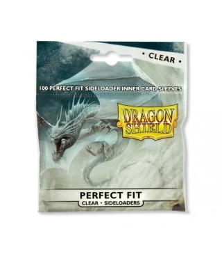 Koszulki na karty Dragon Shield - Perfect Fit Sideload Clear 100