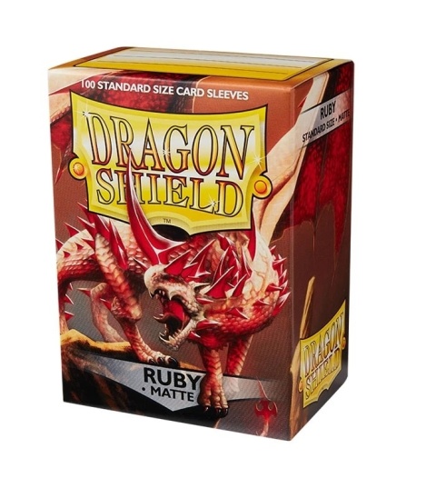 Dragon Shield - Ruby 100 Standard Matte