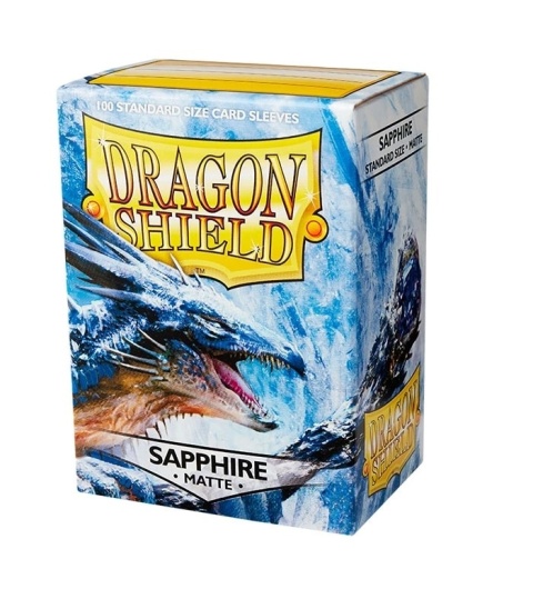 Dragon Shield - Sapphire 100 Standard Matte