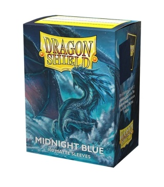 Koszulki na karty Dragon Shield - Midnight Blue 100 Standard Matte