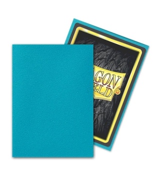 Koszulki na karty Dragon Shield - Turquoise 100 Standard Matte Players' Choice