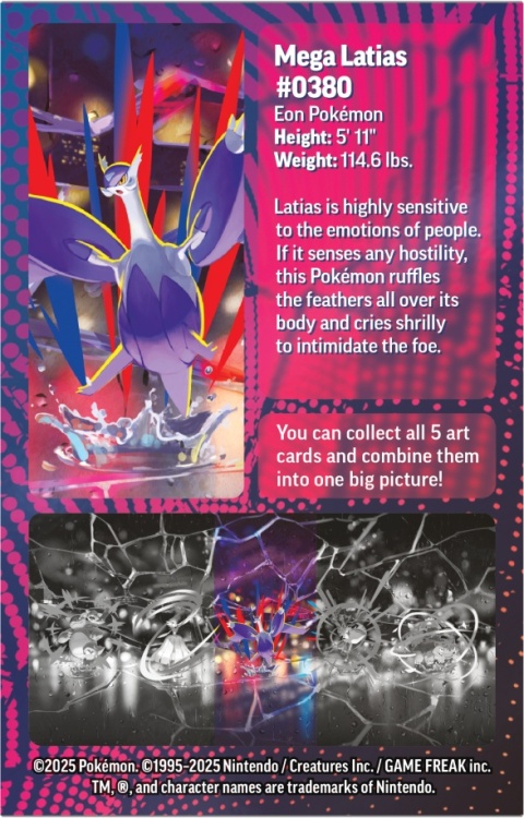 Pokémon TCG: Mega Heroes Mini Tin - Latias
