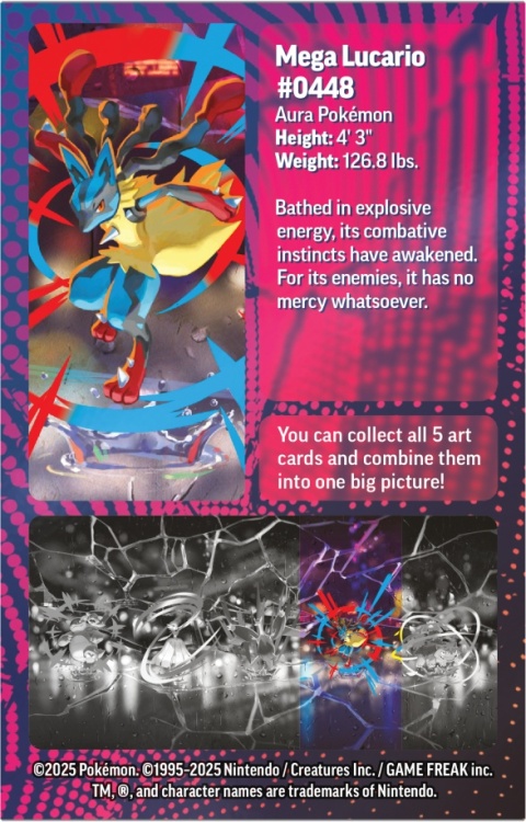 Pokémon TCG: Mega Heroes Mini Tin - Lucario