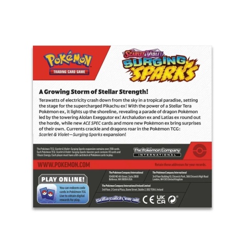 Pokemon TCG: SV 08 Surging Sparks - Booster Box