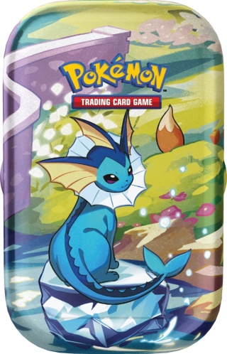 Pokémon TCG: Scarlet & Violet - Prismatic Evolutions - Mini Tin - Vaporeon