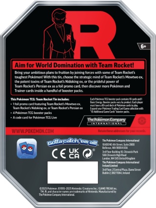 Pokémon TCG: Team Rocket Tin - Persian ex