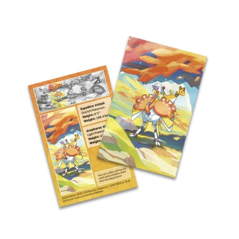 Pokémon TCG: Vibrant Paldea - Mini Tin - Espathra & Ampharos