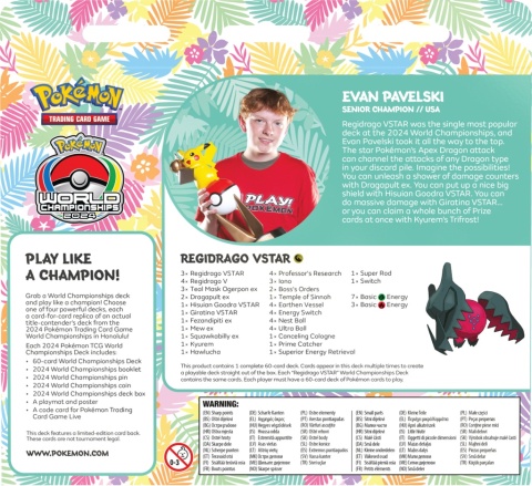 World Championships Deck - Honolulu 2024 - Regidrago VSTAR