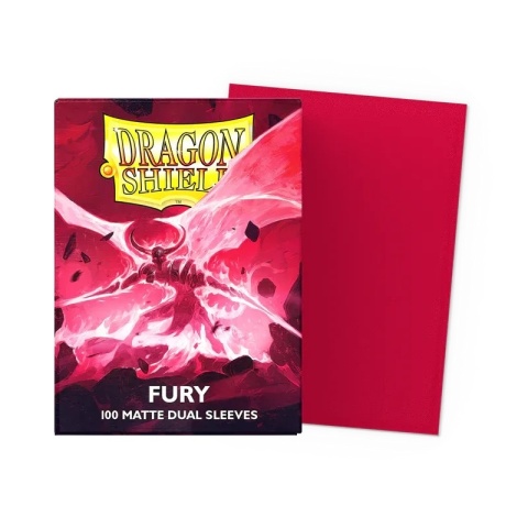 Koszulki na karty Dragon Shield - Fury 100 Matte Dual
