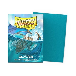 Koszulki na karty Dragon Shield - Glacier 100 Matte Dual