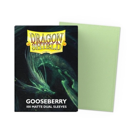 Koszulki na karty Dragon Shield - Gooseberry 100 Matte Pastel Dual