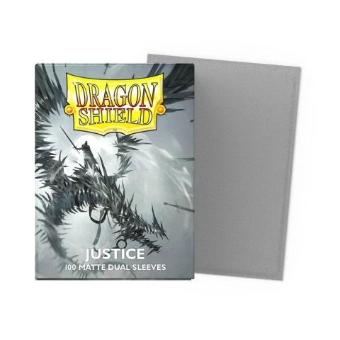 Koszulki na karty Dragon Shield - Justice 100 Matte Dual