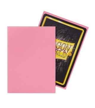 Koszulki na karty Dragon Shield - Pink 100 Standard Matte