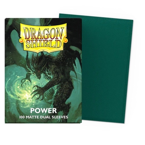 Koszulki na karty Dragon Shield - Power 100 Matte Dual