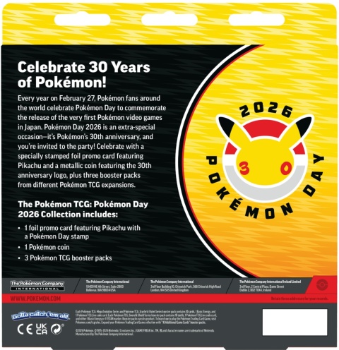 Pokémon TCG: 2026 Pokémon Day Collection