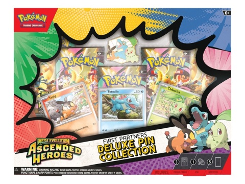 Pokémon TCG: Mega Evolution - Ascended Heroes - Deluxe Pin Collection - First Partners