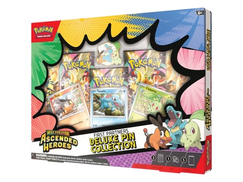 Pokémon TCG: Mega Evolution - Ascended Heroes - Deluxe Pin Collection - First Partners