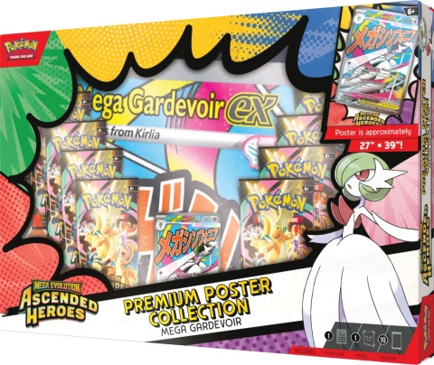 Pokémon TCG: Mega Evolution - Ascended Heroes - Premium Poster Collection - Mega Gardevoir