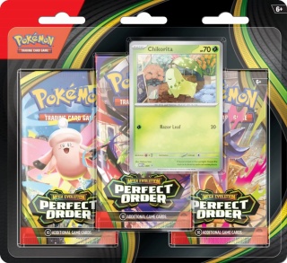 Pokémon TCG: Mega Evolution - Perfect Order - 3-Pack Blister