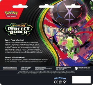 Pokémon TCG: Mega Evolution - Perfect Order - 3-Pack Blister