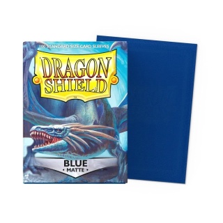 Koszulki na karty Dragon Shield - Blue 100 Matte