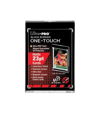 Ultra Pro - Black Border ONE-TOUCH Magnetic Holder UV