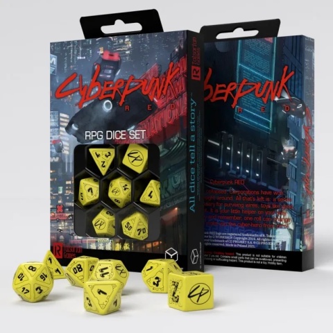 Zestaw Kości Cyberpunk Red: Strefa Zagrożenia