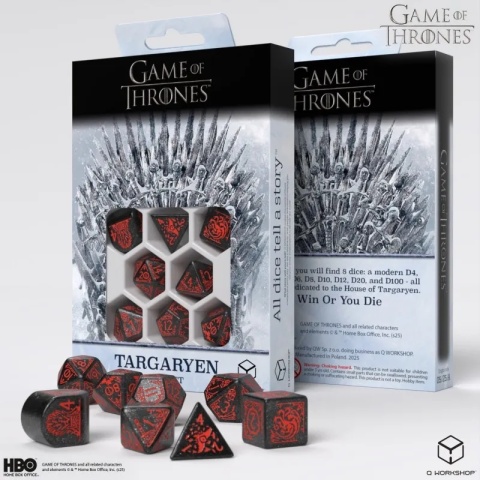 Zestaw Kości Gra o Tron - Targaryen