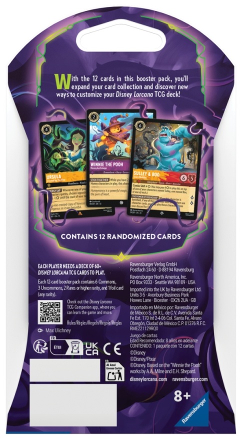 Disney Lorcana TCG: Attack of the Vine! - Sleeved Booster Pack