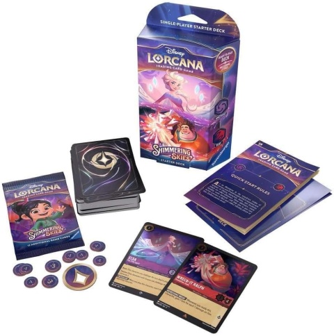 Disney Lorcana TCG: Shimmering Skies - Starter Deck: Amethyst & Ruby
