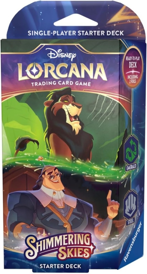 Disney Lorcana TCG: Shimmering Skies - Starter Deck: Emerald & Steel