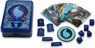 Magic: The Gathering - Blue Mana - Dice and Token Set