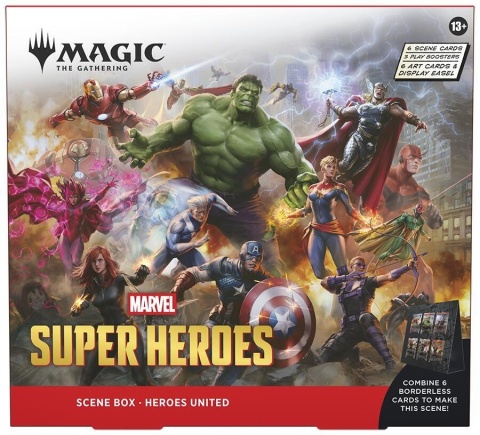 Magic: The Gathering Marvel Super Heroes - Scene Box - Heroes United