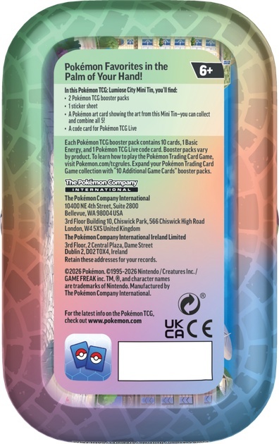 Pokémon TCG: Lumiose City Min Tin - Embroar