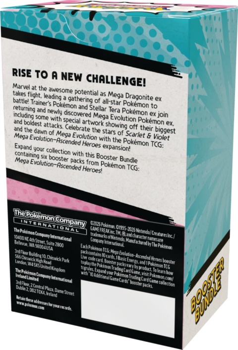 Pokémon TCG: Mega Evolution - Ascended Heroes - Booster Bundle