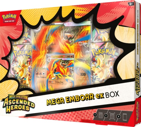 Pokémon TCG: Mega Evolution - Ascended Heroes - Mega Emboar ex Box