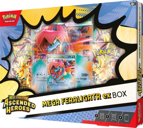 Pokémon TCG: Mega Evolution - Ascended Heroes - Mega Feraligatr ex Box