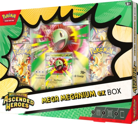 Pokémon TCG: Mega Evolution - Ascended Heroes - Mega Meganium ex Box