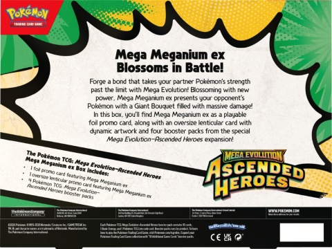 Pokémon TCG: Mega Evolution - Ascended Heroes - Mega Meganium ex Box