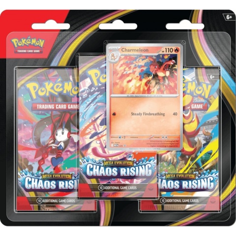 Pokémon TCG: Mega Evolution - Chaos Rising - 3-Pack Blister