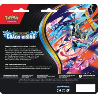 Pokémon TCG: Mega Evolution - Chaos Rising - 3-Pack Blister