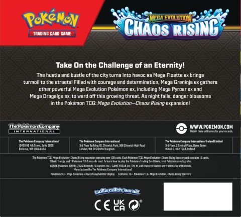 Pokémon TCG: Mega Evolution - Chaos Rising - Booster Box